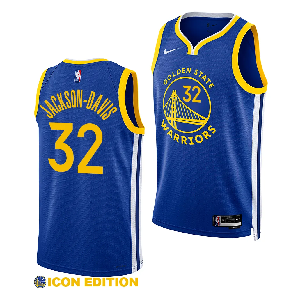 Trayce Jackson-davis Golden State Warriors #32 Royal Icon Edition 